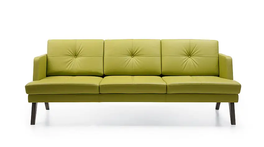 Profim - October 31 Sofa, 3-er Sitzsofa, 4-Fuß, niedrige Rückenlehne