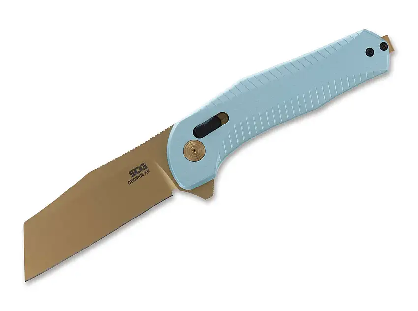 SOG Diverge XR Sheepsfoot Light Blue & Gold