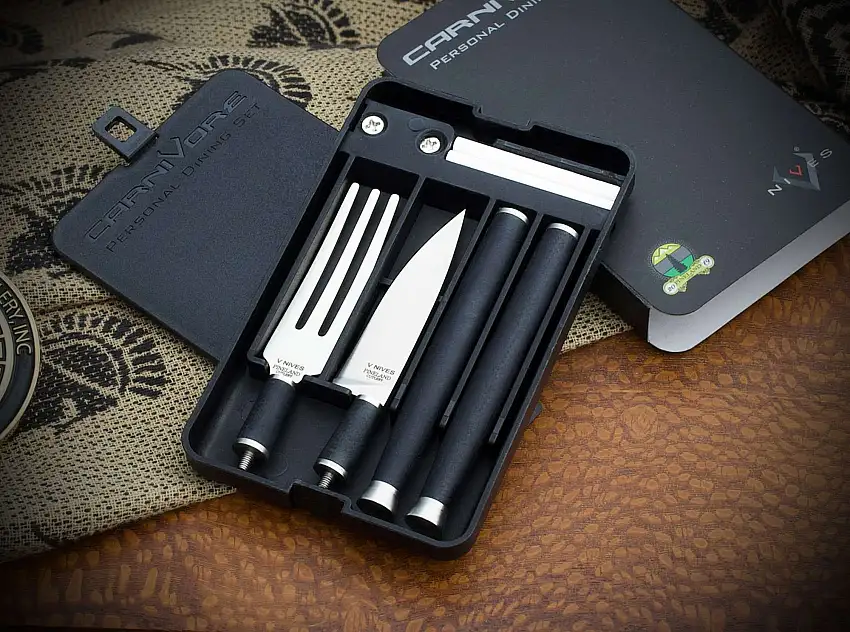 Spartan Blades Carnivore Dining Set G10 Black