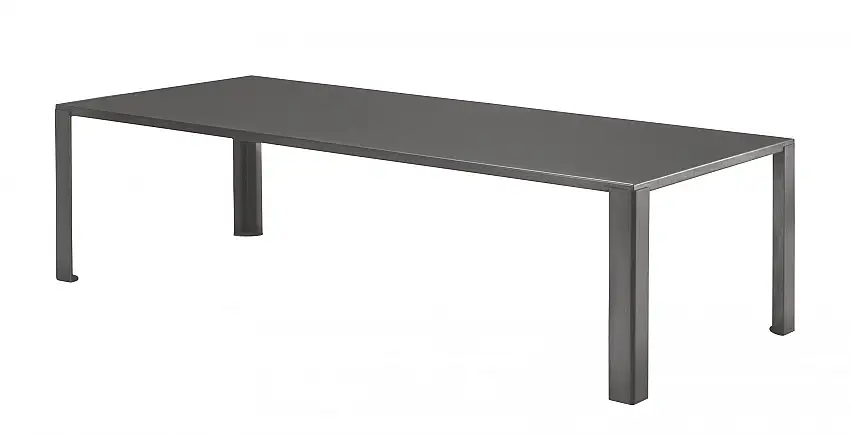 Zeus - Big Irony Outdoor Gartentisch, 160 x 80 cm, gunmetal