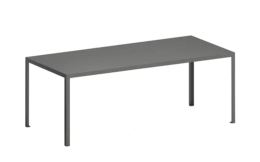 Zeus - Tavolo Outdoor Gartentisch, 160 x 90 cm, gunmetal