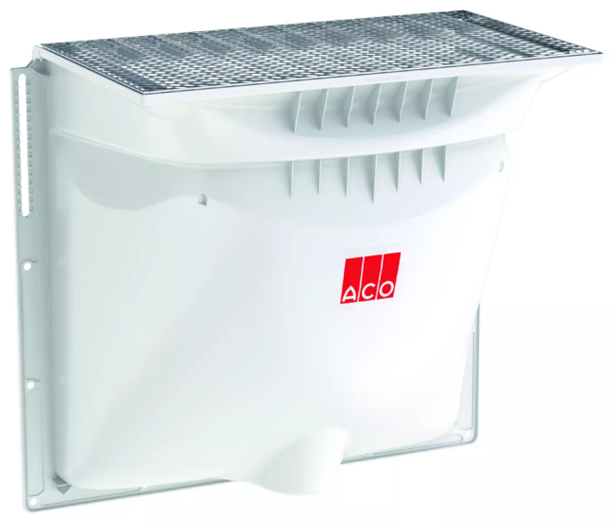 ACO Therm Komplett Set: Lichtschacht 1250 x 1000 mit 400 mm Tiefe + Maschenrost 30/10 + Montageset befahrbar