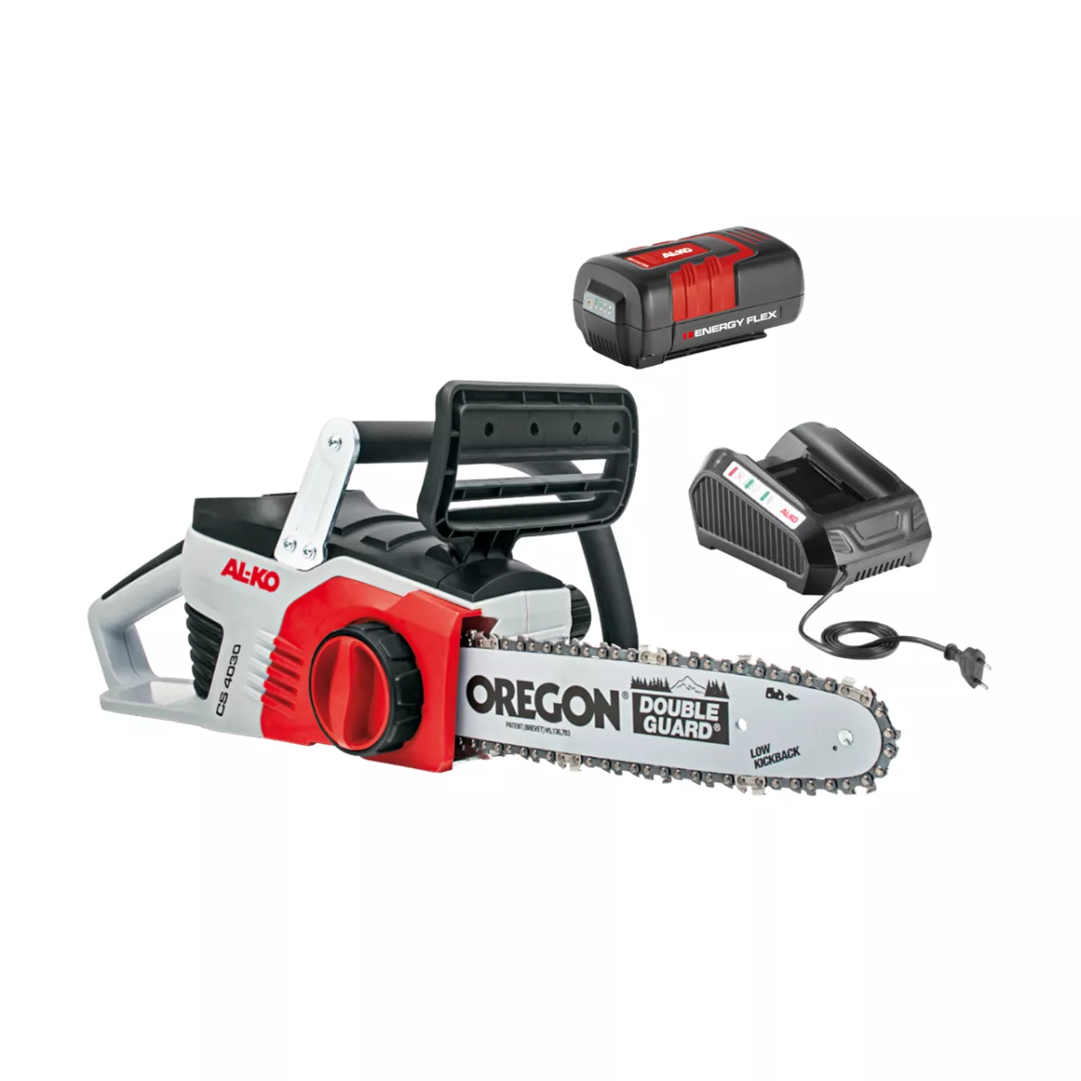 AL-KO Akku Kettensäge CS 4030 Set inklusive Akku 5 Ah und Ladegerät - Schwertlänge 30 cm