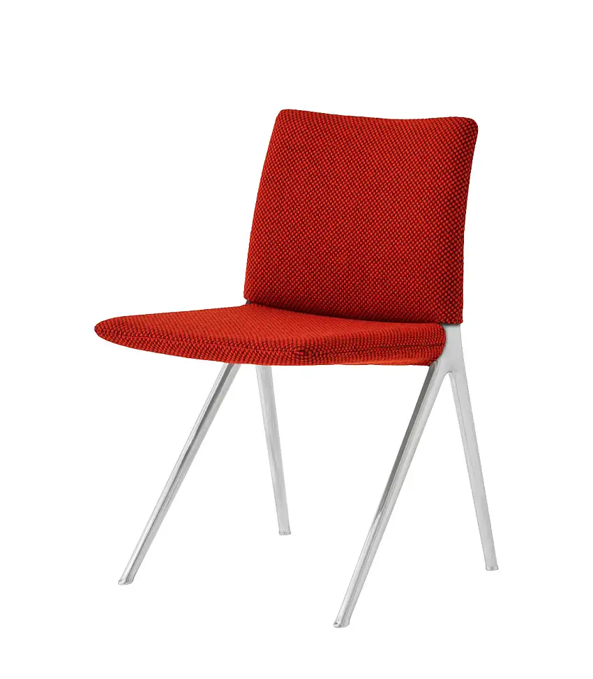 &Tradition - Kape IF7 Stuhl, polished aluminium / sisu 0655