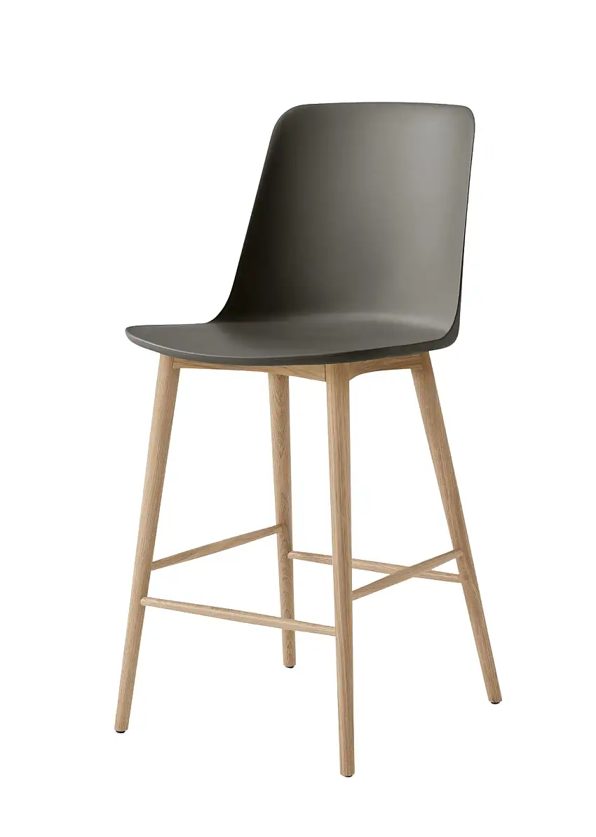 &Tradition - Rely HW128 Barhocker, höhe 65 cm, eiche natur / stone grey