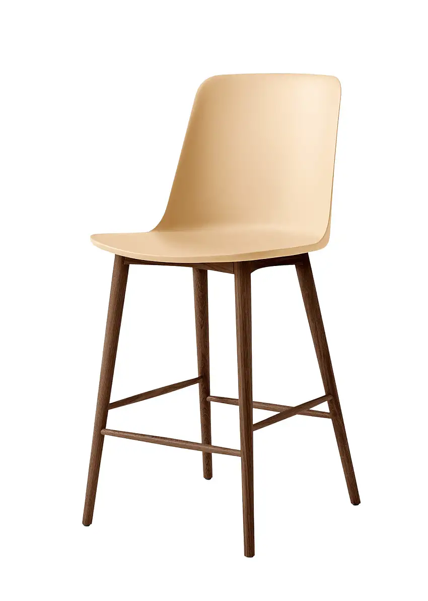 &Tradition - Rely HW128 Barhocker, höhe 65 cm, walnuss / beige sand