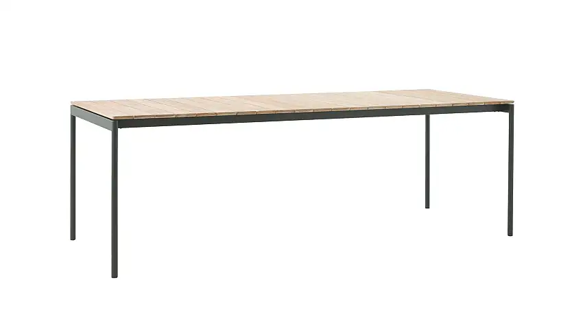 &Tradition - Ville AV26 Gartentisch, 220 x 90 cm, bronze green