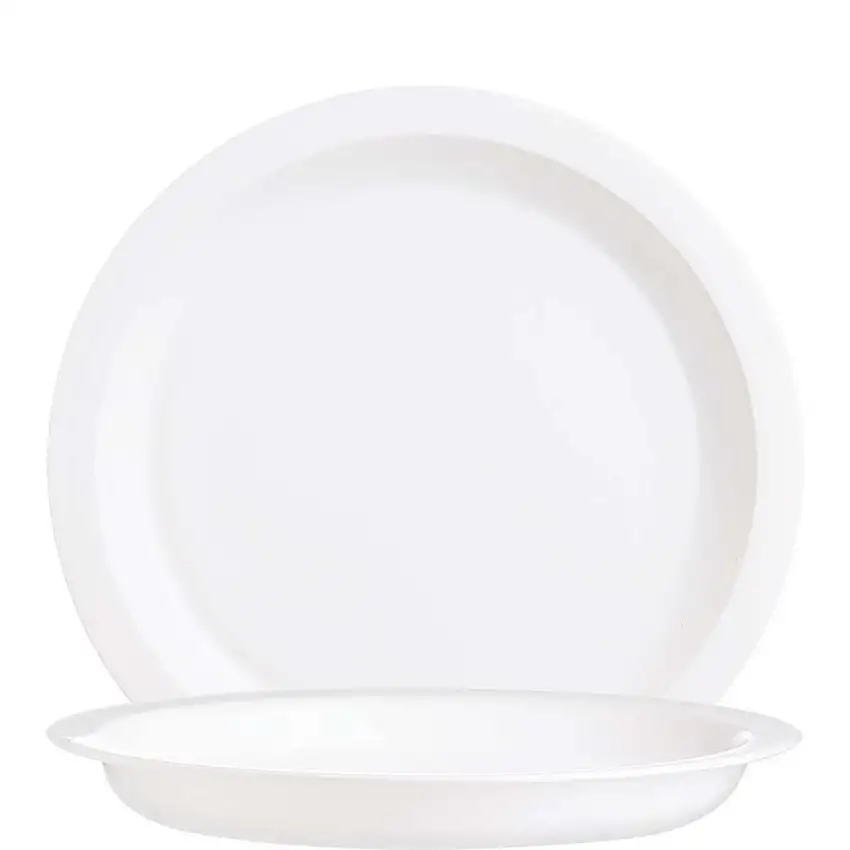 Arcoroc, Restaurant - Teller halbtief, uni, weiss, 25,5 cm