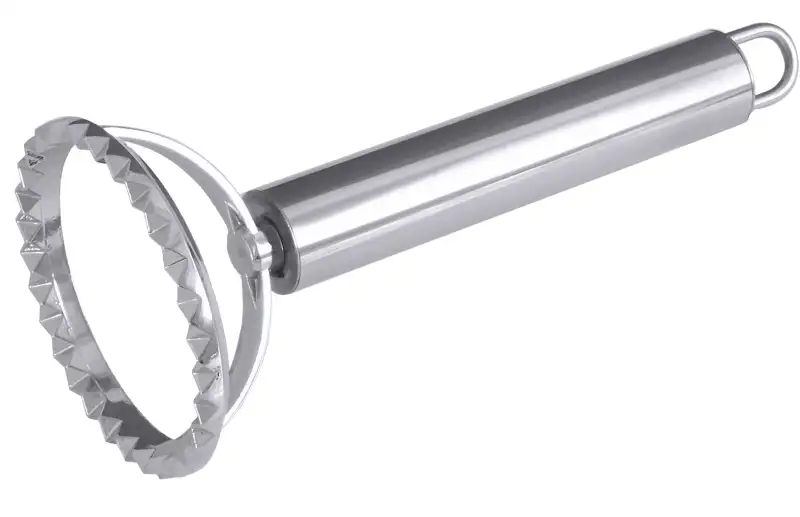 Ravioliausstecher rund, POLARIS, EdSt., D: 6 cm, L: 15,5 cm