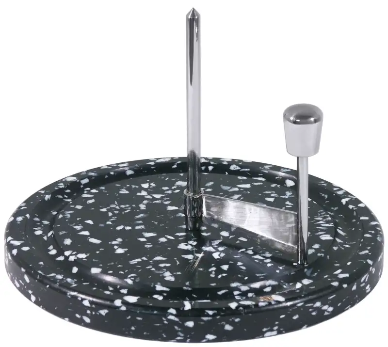 Mönchskopfkäsehobel, Edelstahl, HDPE, D: 22 cm, H: 16 cm
