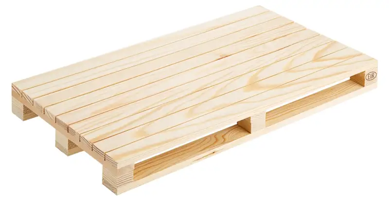 Mini-Holzpalette, naturfarben, 35 x 20 x 3,5 cm