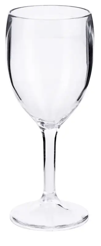 Weinglas, klarer SAN, I: 0,25 ltr., D: 7 cm, H: 19 cm