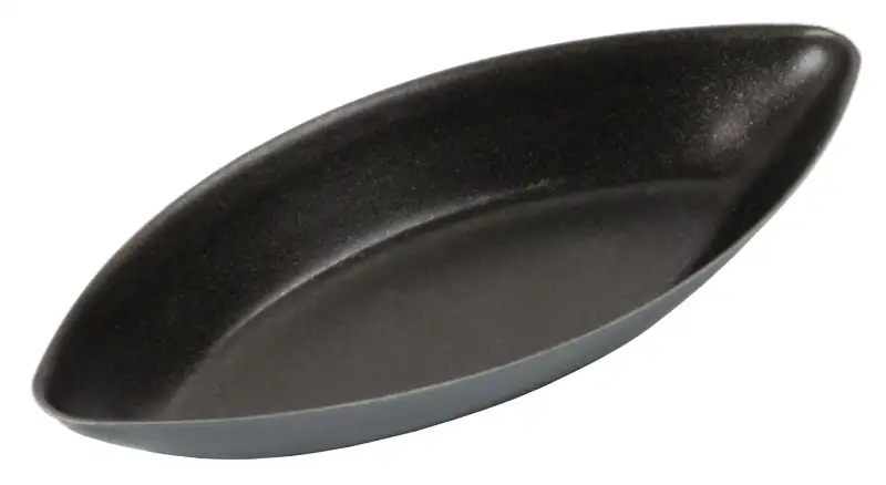 Antihaft-Schiffchenform, PFTE beschichtet, Stahl, 10 x 4,5 x 1,2 cm