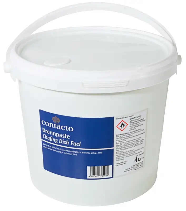 Brennpaste, Eimer, Brenndauer ca. 3h pro 200g, W: 4 kg