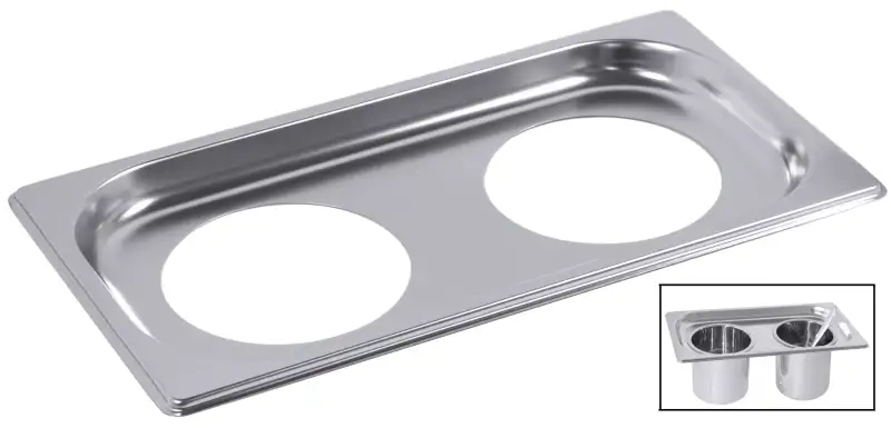 Sauceneinsatz GN 1/3, Edelstahl, 32,5 x 17,6 cm