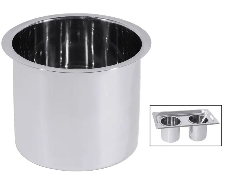 Saucentopf für Chafing Dish, Edelstahl, I: 0,65 ltr., D: 10 cm, H: 7,5 cm