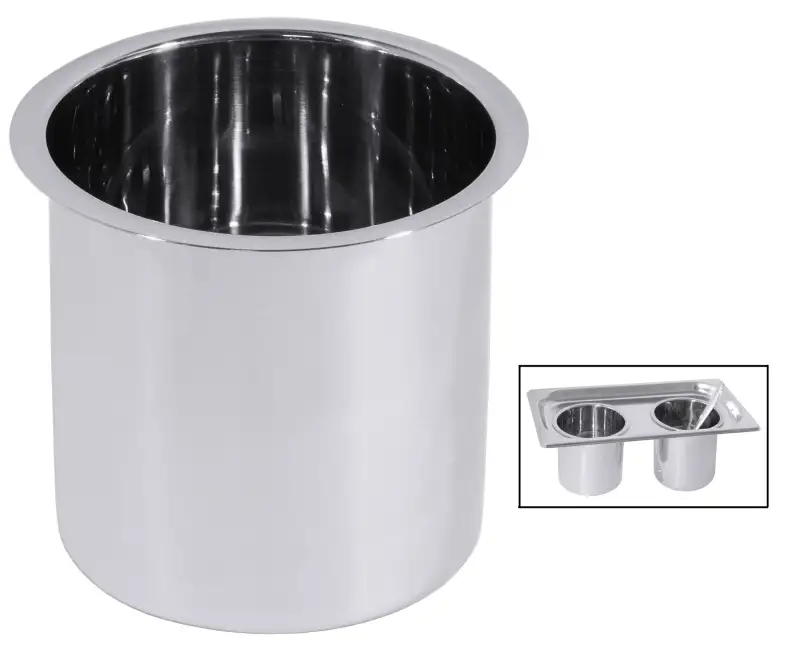 Saucentopf für Saladette, Edelstahl, I: 0,8 ltr., D: 10 cm, H: 10,5 cm