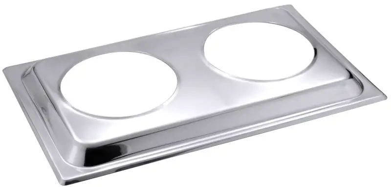 Einsatzplatte zu Suppenstation für Chafing Dish 7087, GN 1/1, Edelstahl, D: 18 cm