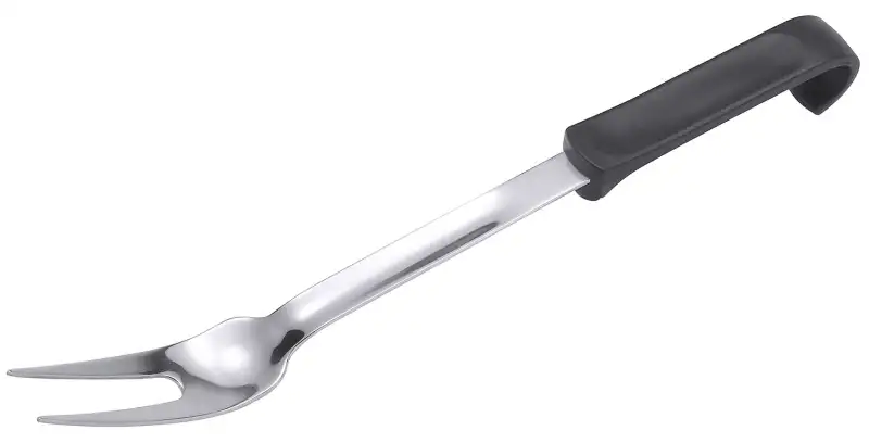 Bratengabel, Buffet Noir, EdSt., schwarzer PA-Griff, Zinkenlänge: 6,5 cm, L: 36 cm