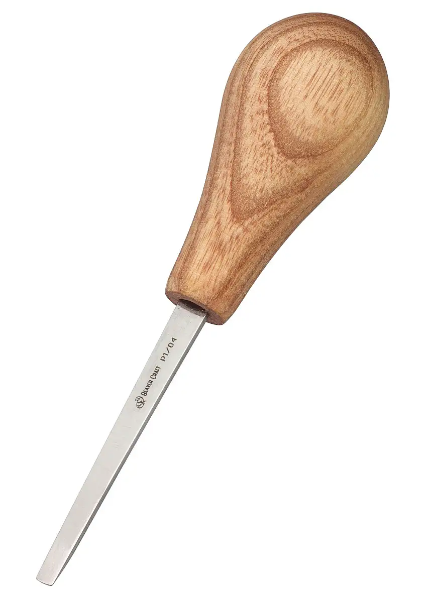 BeaverCraft Handmeißel, gerade, flach, Sweep P1 (4 mm), BeaverCraft