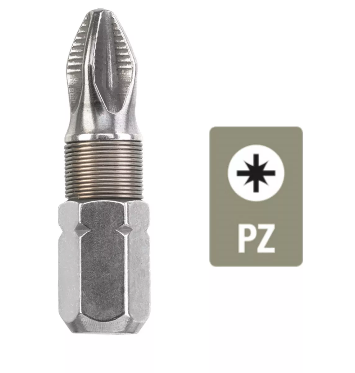 Bit INOX PZ2 Edelstahl Kreuzschlitz Schrauberdreherbit 25 mm KWB