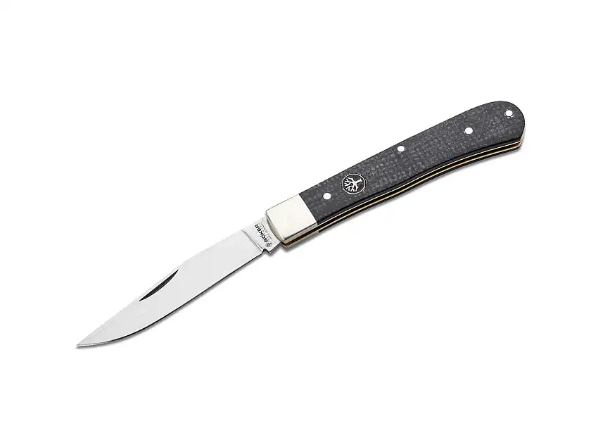 Trapper Uno Jute Micarta Schwarz