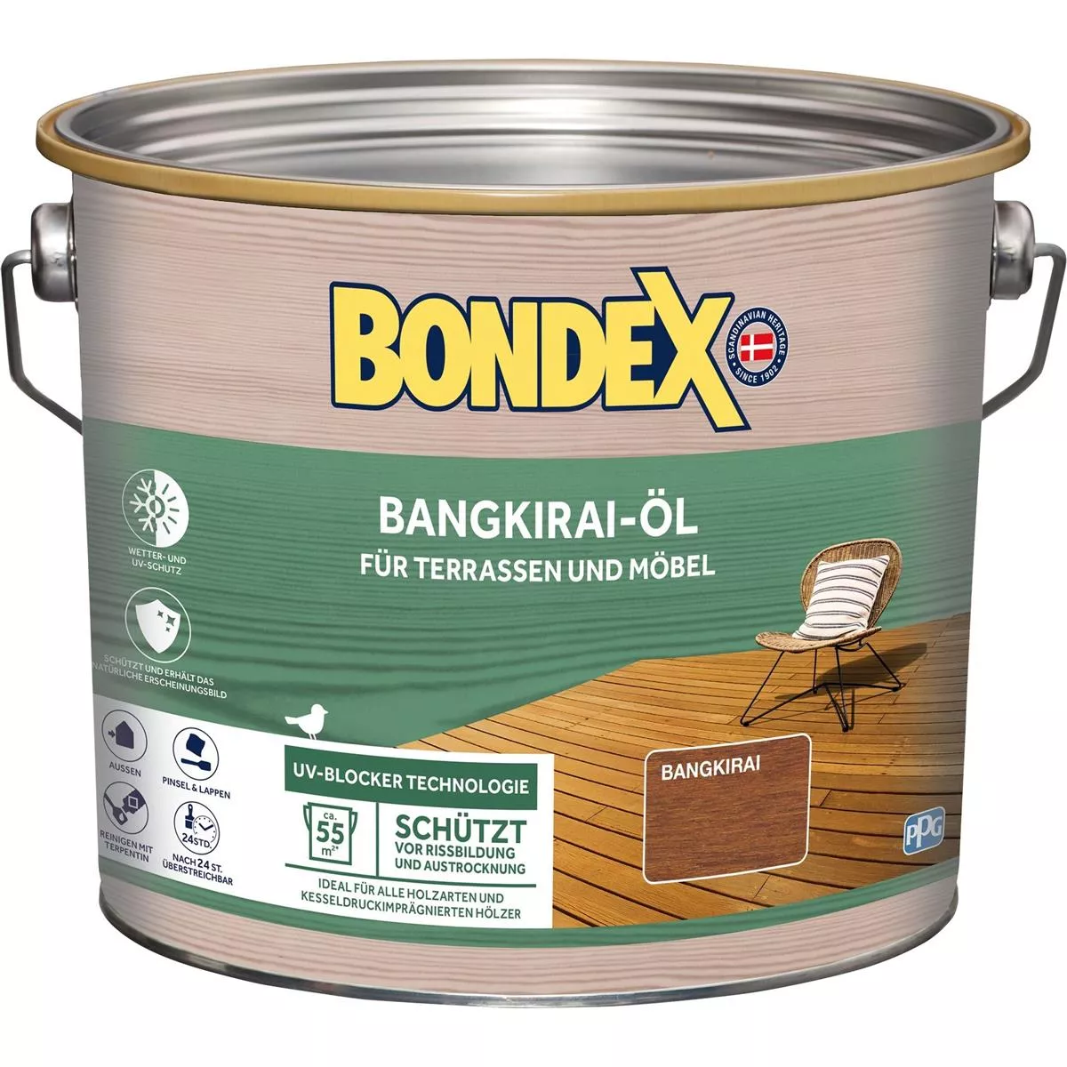 BONDEX Bangkirai-Öl 2,50 l