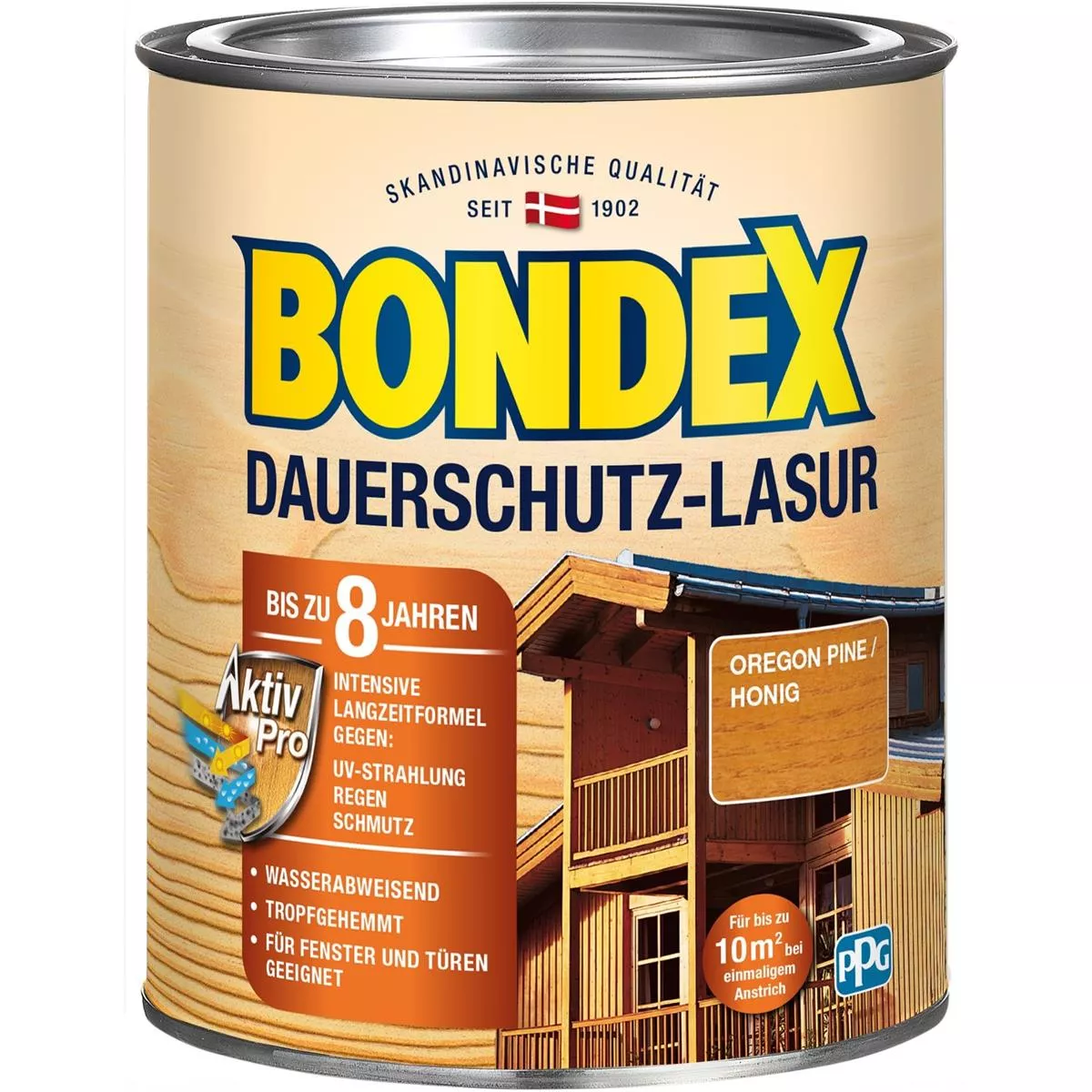 BONDEX Dauerschutz-Lasur 0,75 L Wetterschutz Oregon Pine