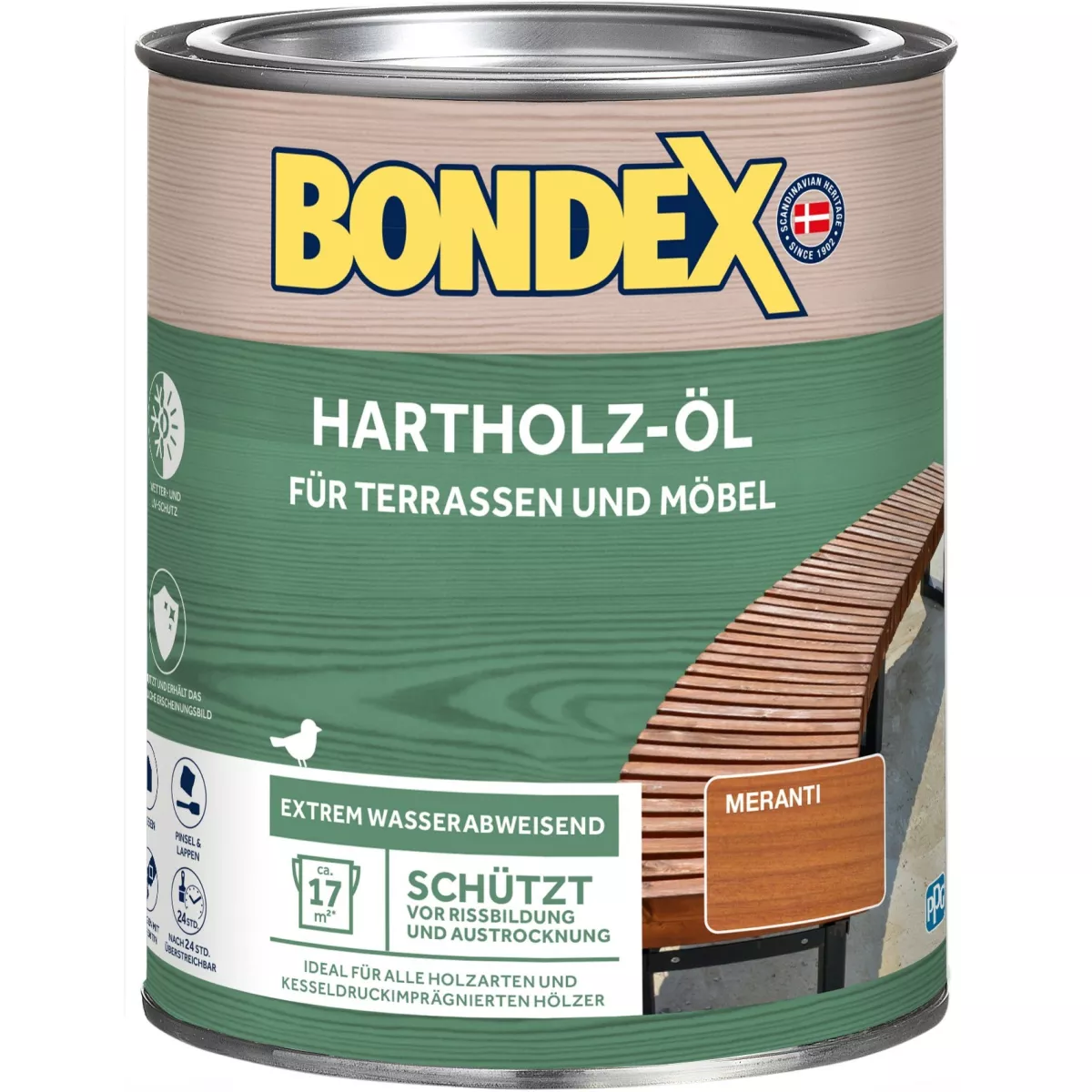 BONDEX Hartholz Öl Meranti 0,75 L