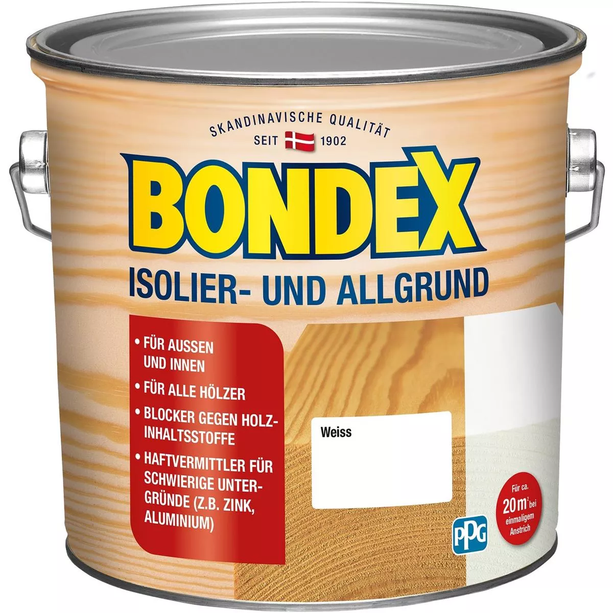 BONDEX Isolier- und Allgrund 2,5 L