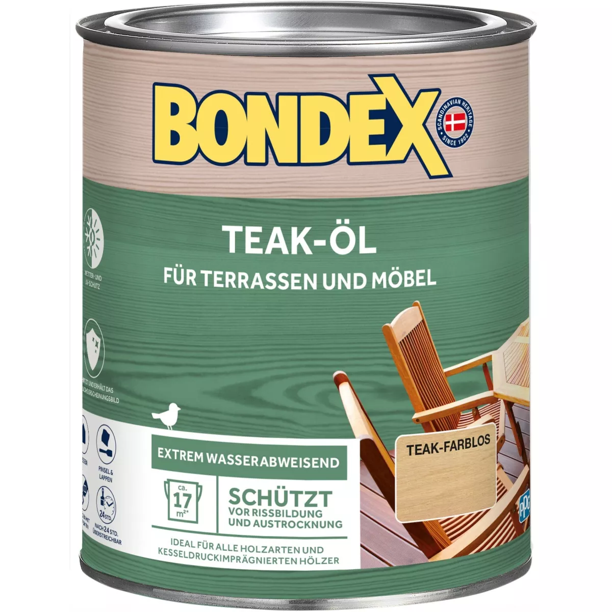 BONDEX Teak-Öl 0,75 L Farblos