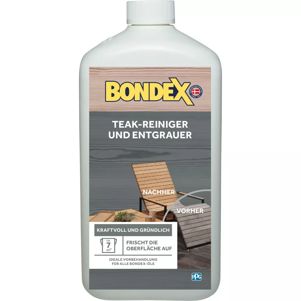 BONDEX Teakmöbel-Entgrauer 1 L farblos