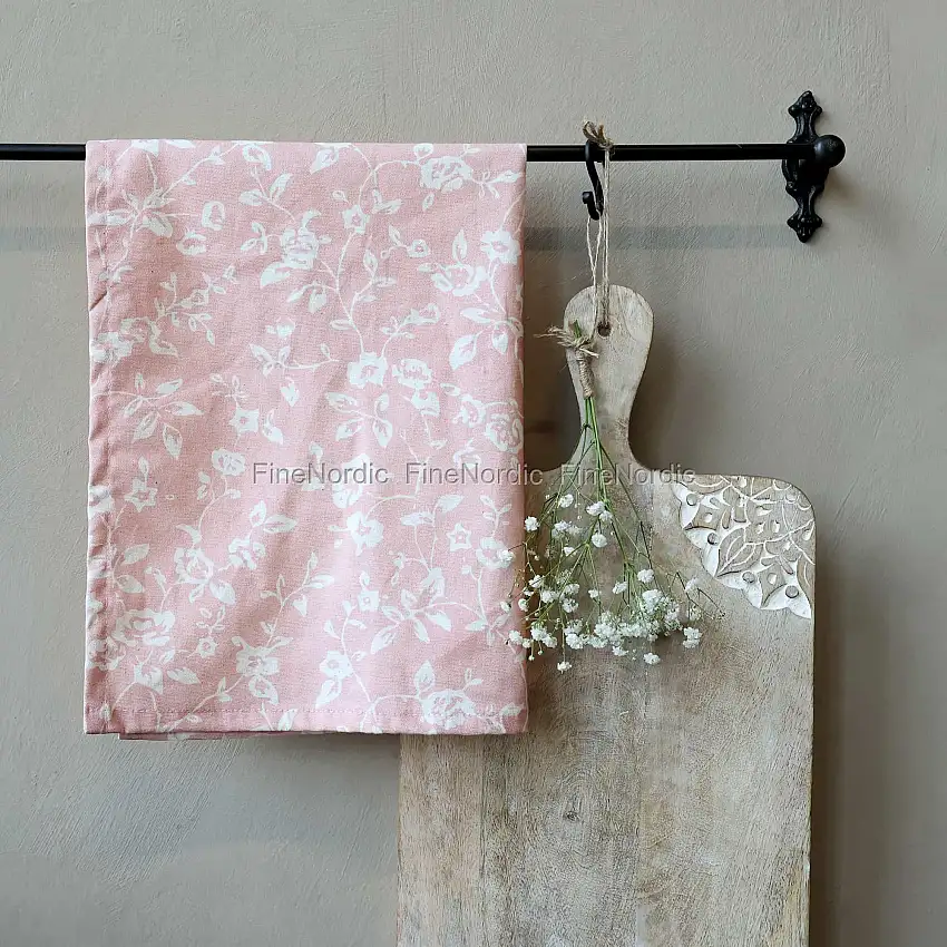 Chic Antique Aix Geschirrtuch mit Wildrosen Rosa
