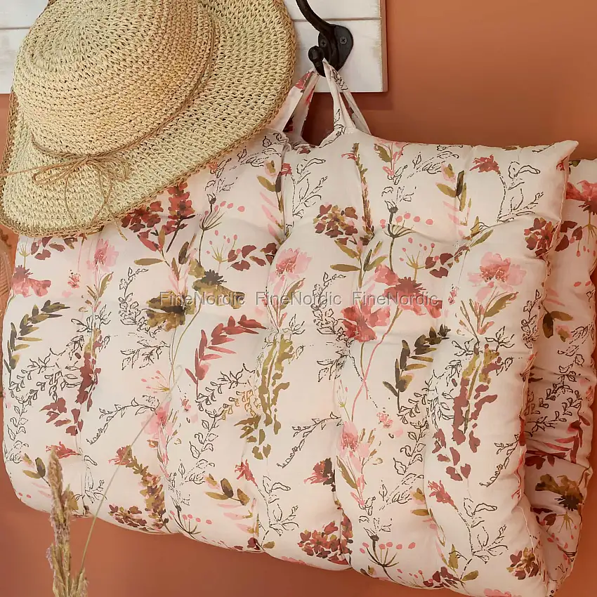 Chic Antique Aix Matratze mit Blumenmuster Rosa 60 x 100 cm