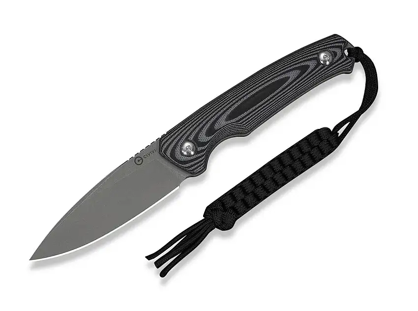 Altus Fixed Blade 14C28N Grey & Black G10