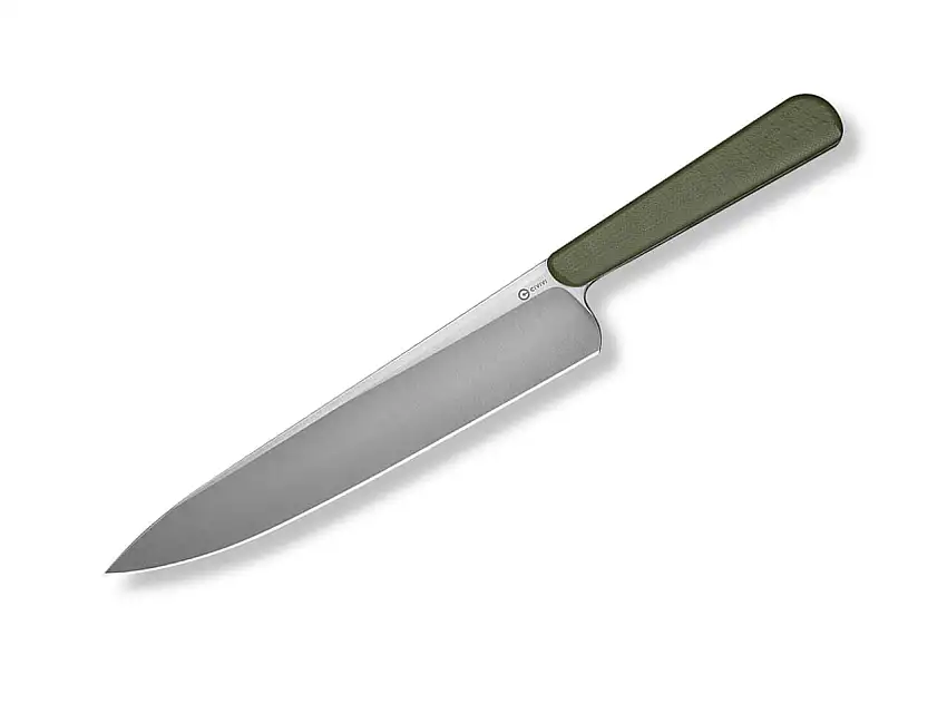 Cibus Chef's Knife 14C28N Milled OD Green