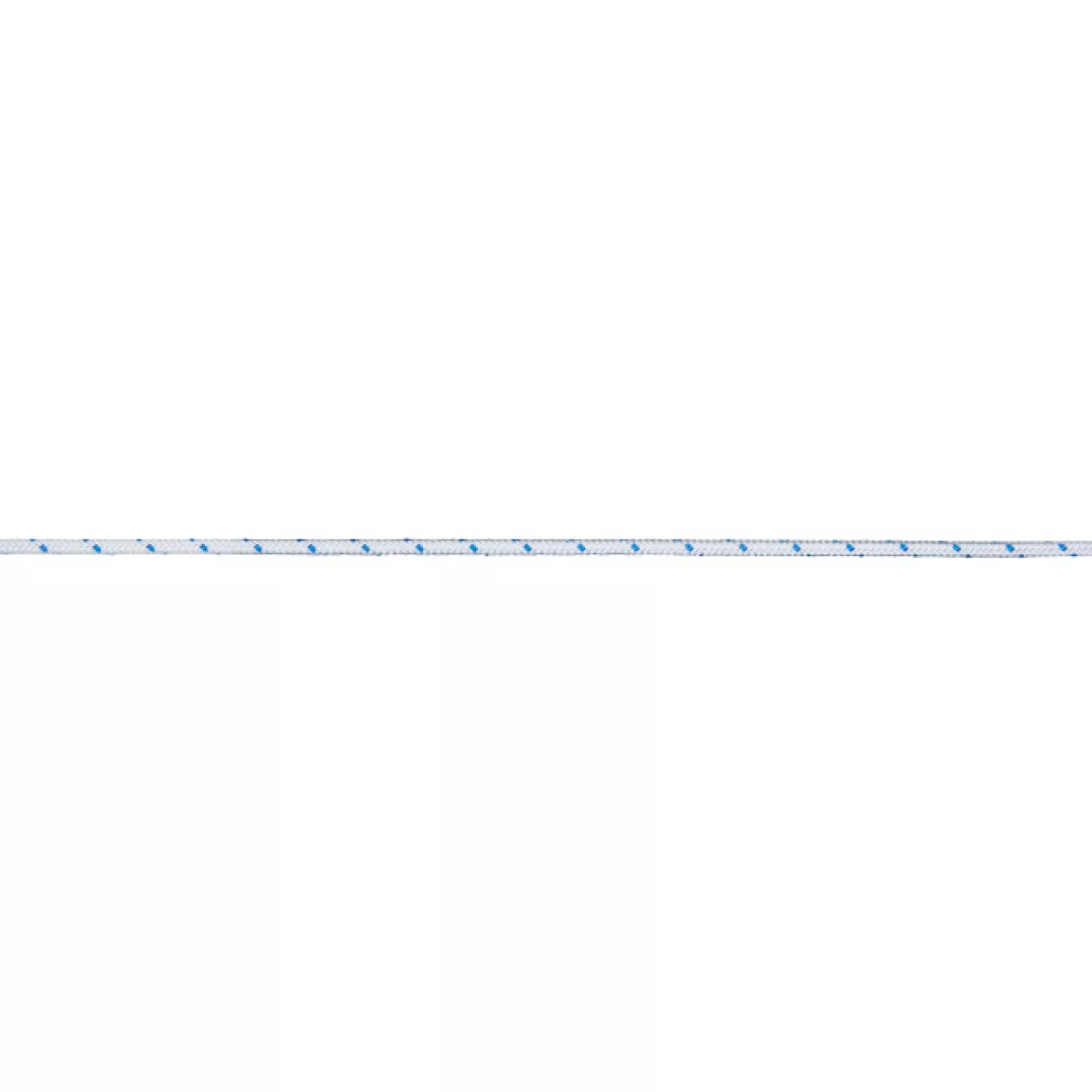 Connex Polyester-Seil, geflochten ø 6 mm weiß/blau Meterware