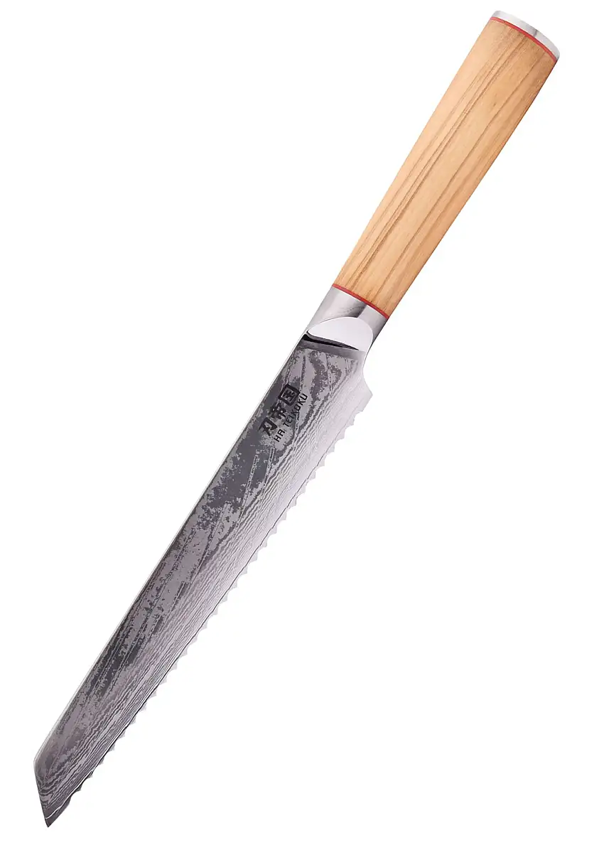 Brotmesser, Damaststahl