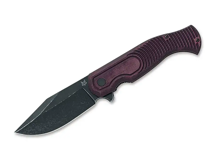 East Wood Tiger Micarta Burgundy