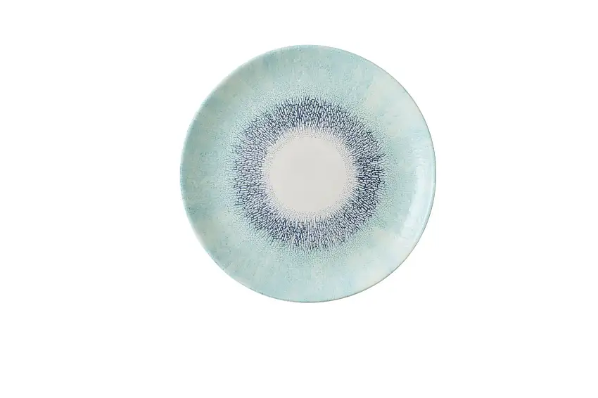 Churchill, Fusion : Aquamarine - Teller flach Coup, 28,8 cm
