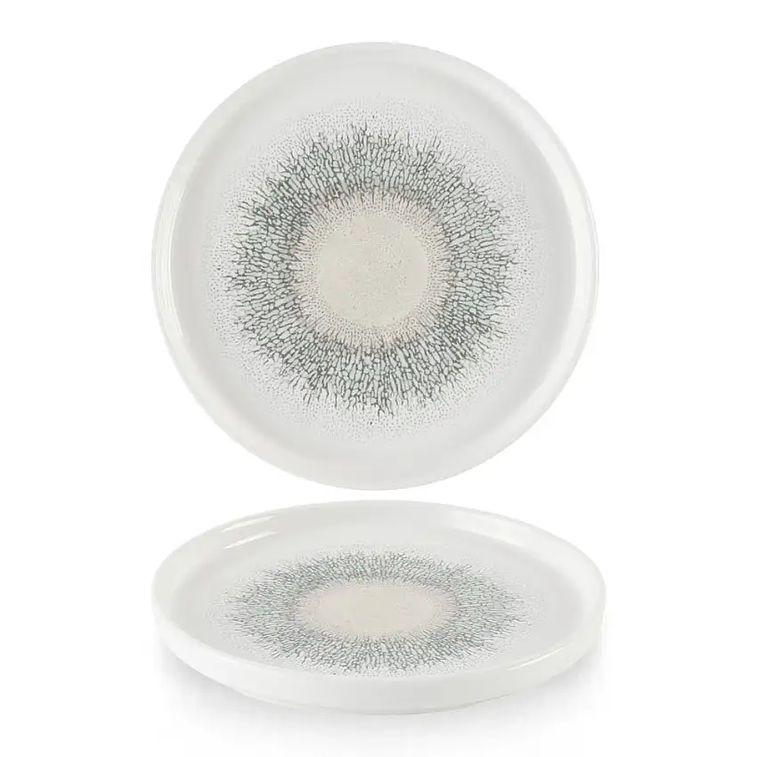 Churchill, Fusion : Agate Grey - Teller flach m. erhöhten Rand, 26 x 2 cm