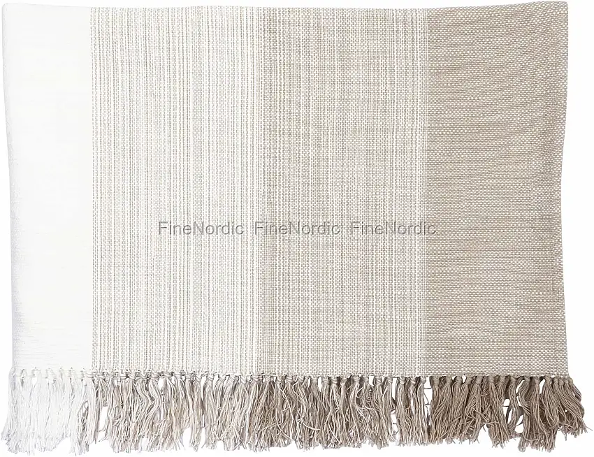 GreenGate Decke Fade Stripe Beige 130 x 170 cm