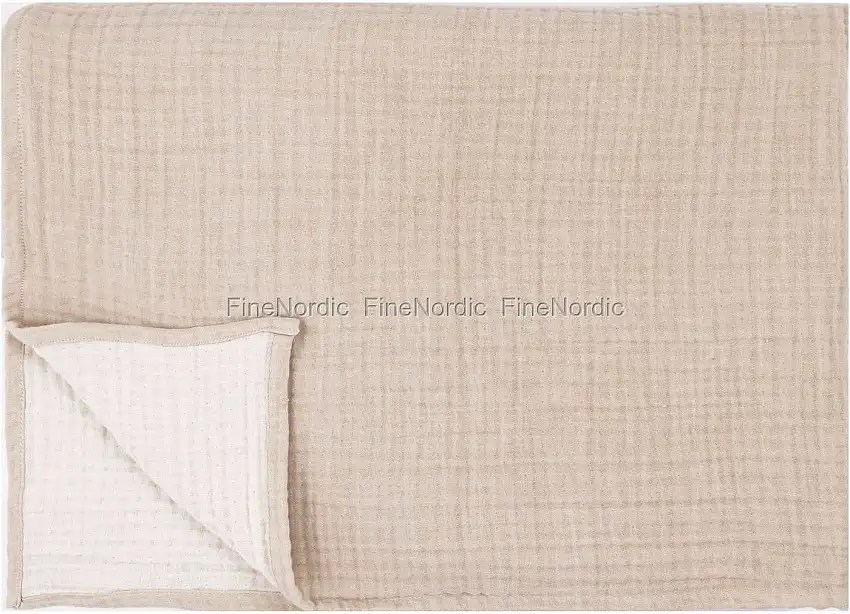 GreenGate Decke Muslin Sand 140 x 220 cm