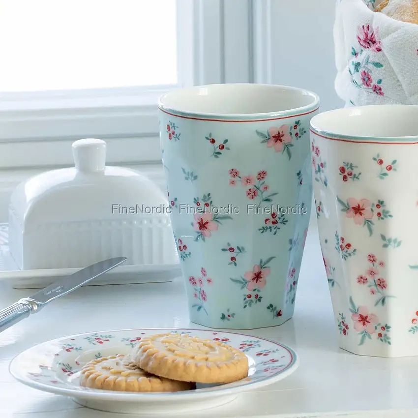 GreenGate French Latte Cup "Sila Pale Blue"