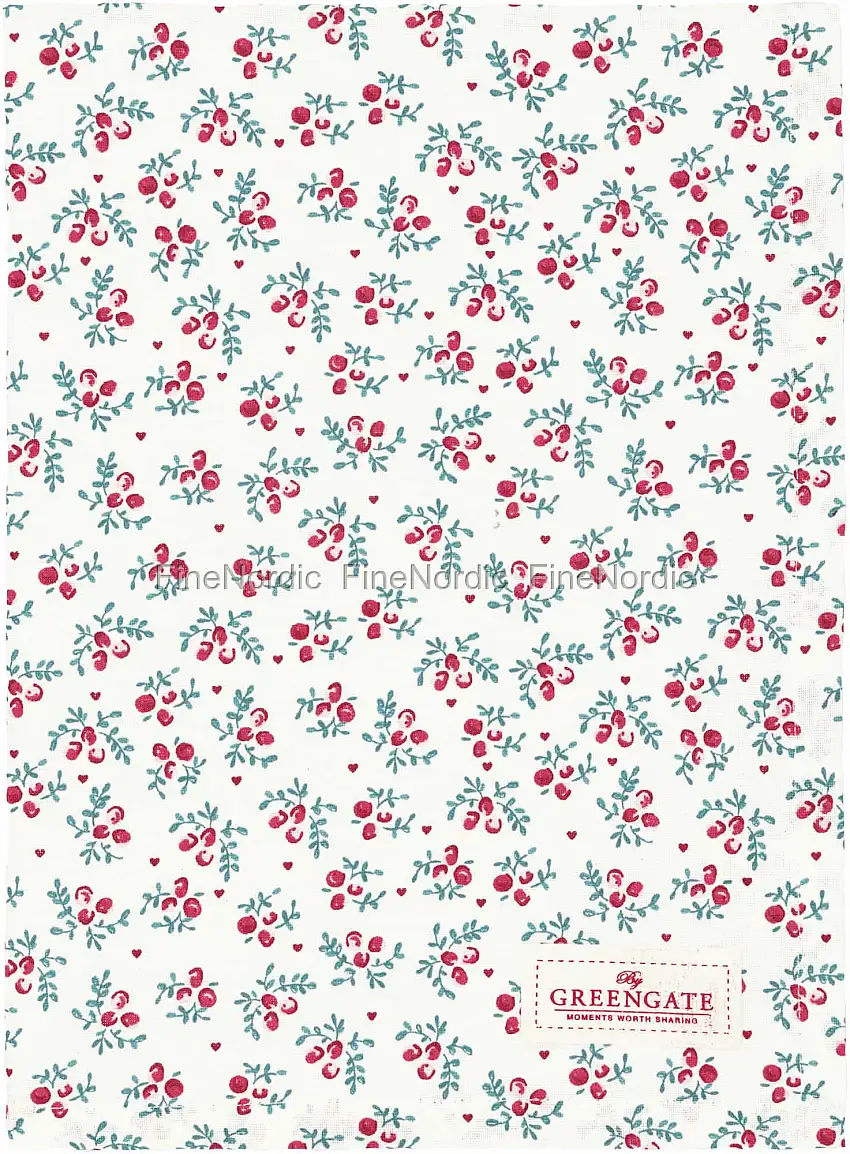 GreenGate Geschirrtuch "Belia White"