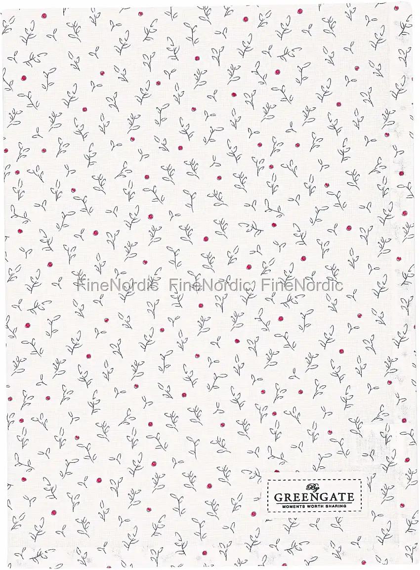 GreenGate Geschirrtuch Chiara White