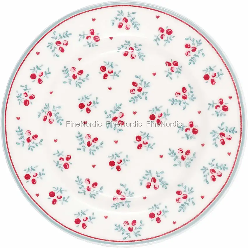 GreenGate Kleiner Teller "Belia White"