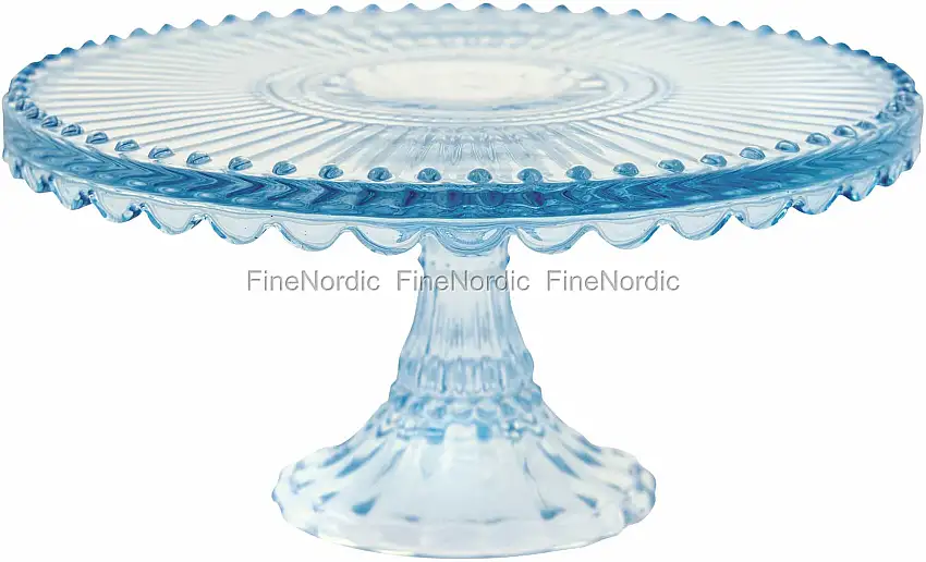 GreenGate Kuchenteller Alice Pale Blue Medium