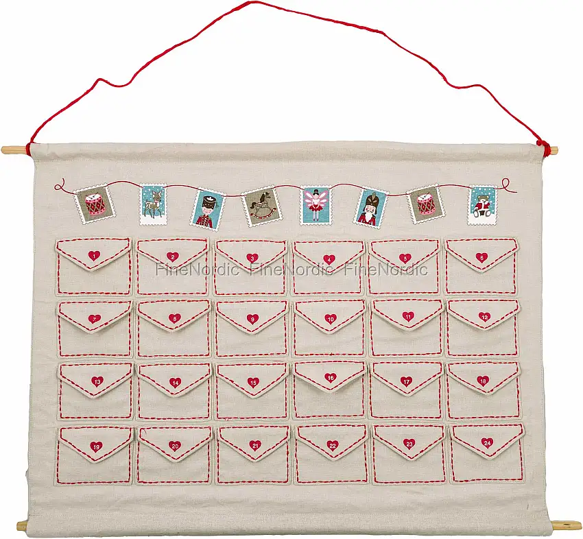 GreenGate Weihnachtskalender "Xmas Letter White"