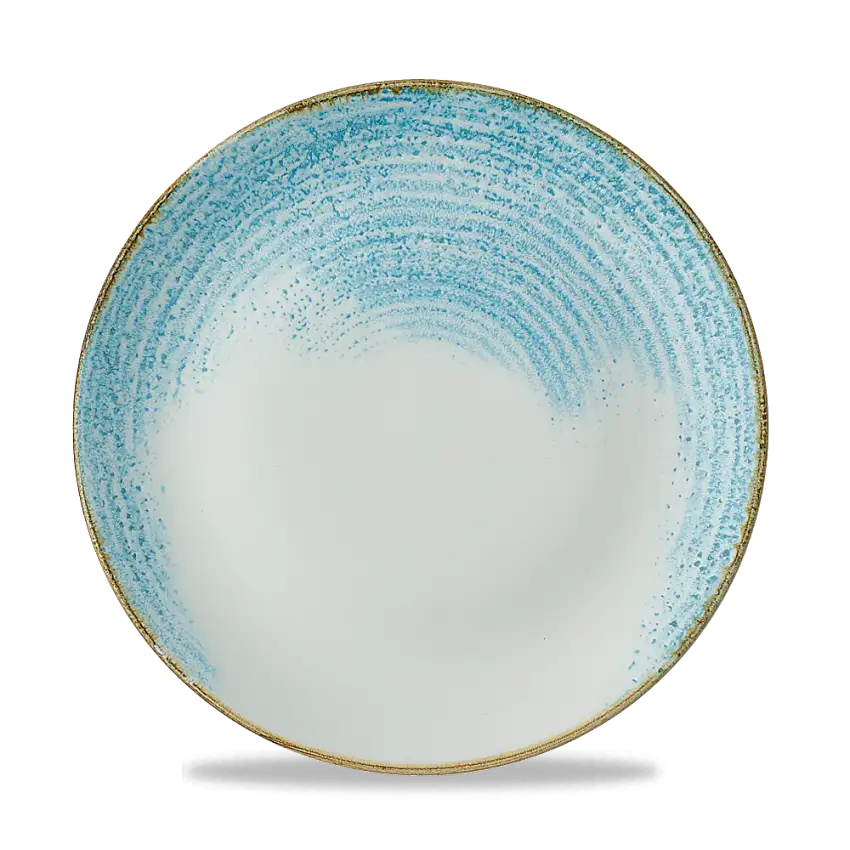 Churchill, Homespun Accents : Aquamarine - Teller flach Coup, 26 cm